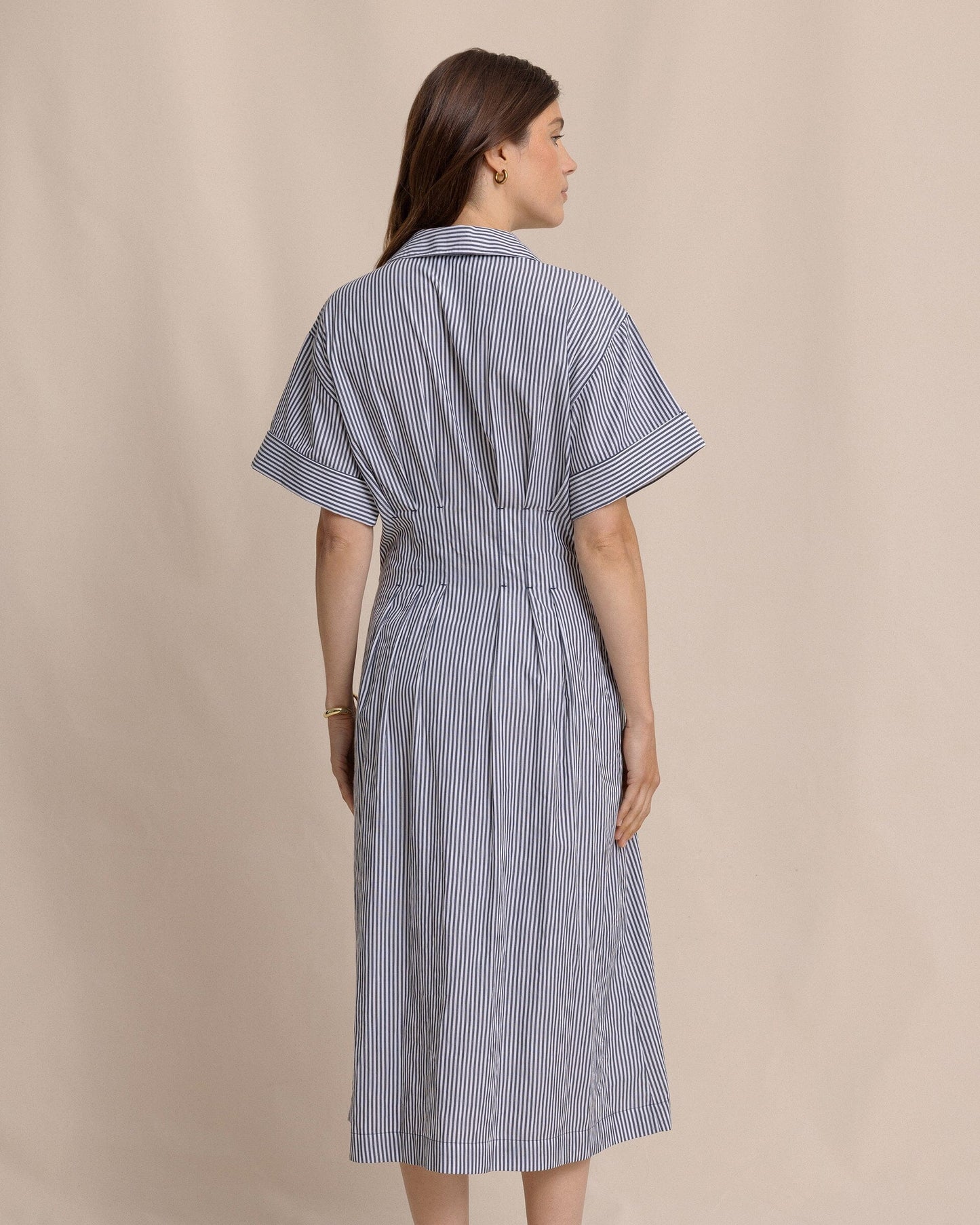 Bobbie Tucked Waist Shirtdress