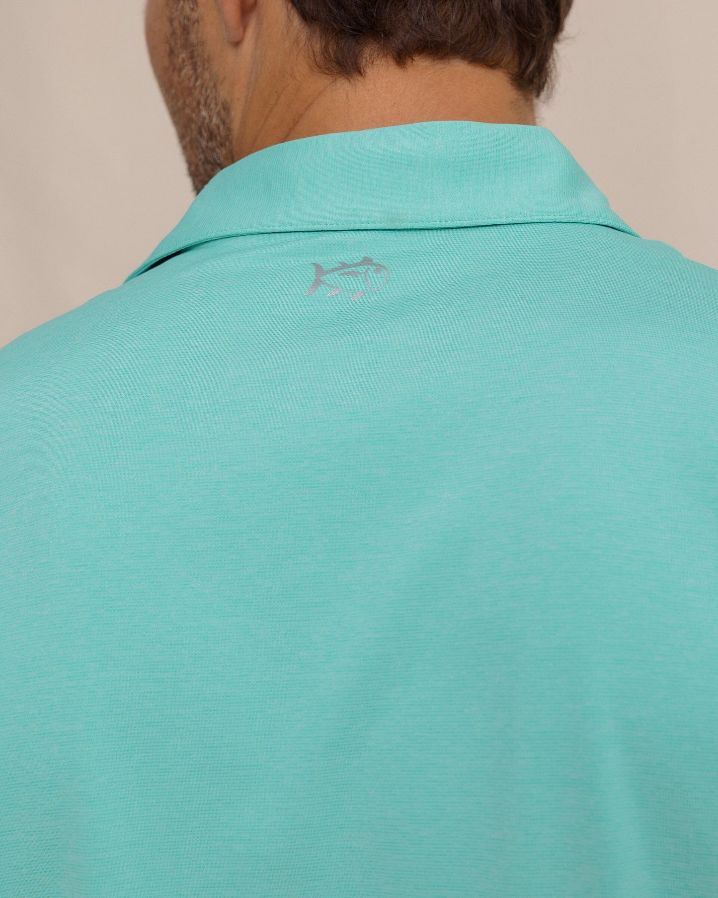 brrr°®-eeze Heather Performance Polo Shirt - Heather Turtle Green
