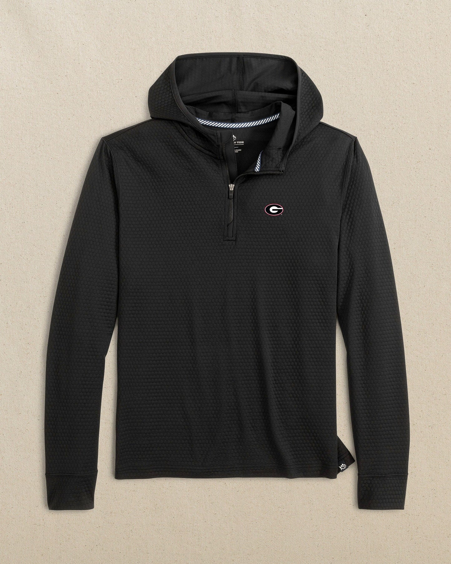Georgia Bulldogs Oval G Scuttle Quarter Zip Hoodie
