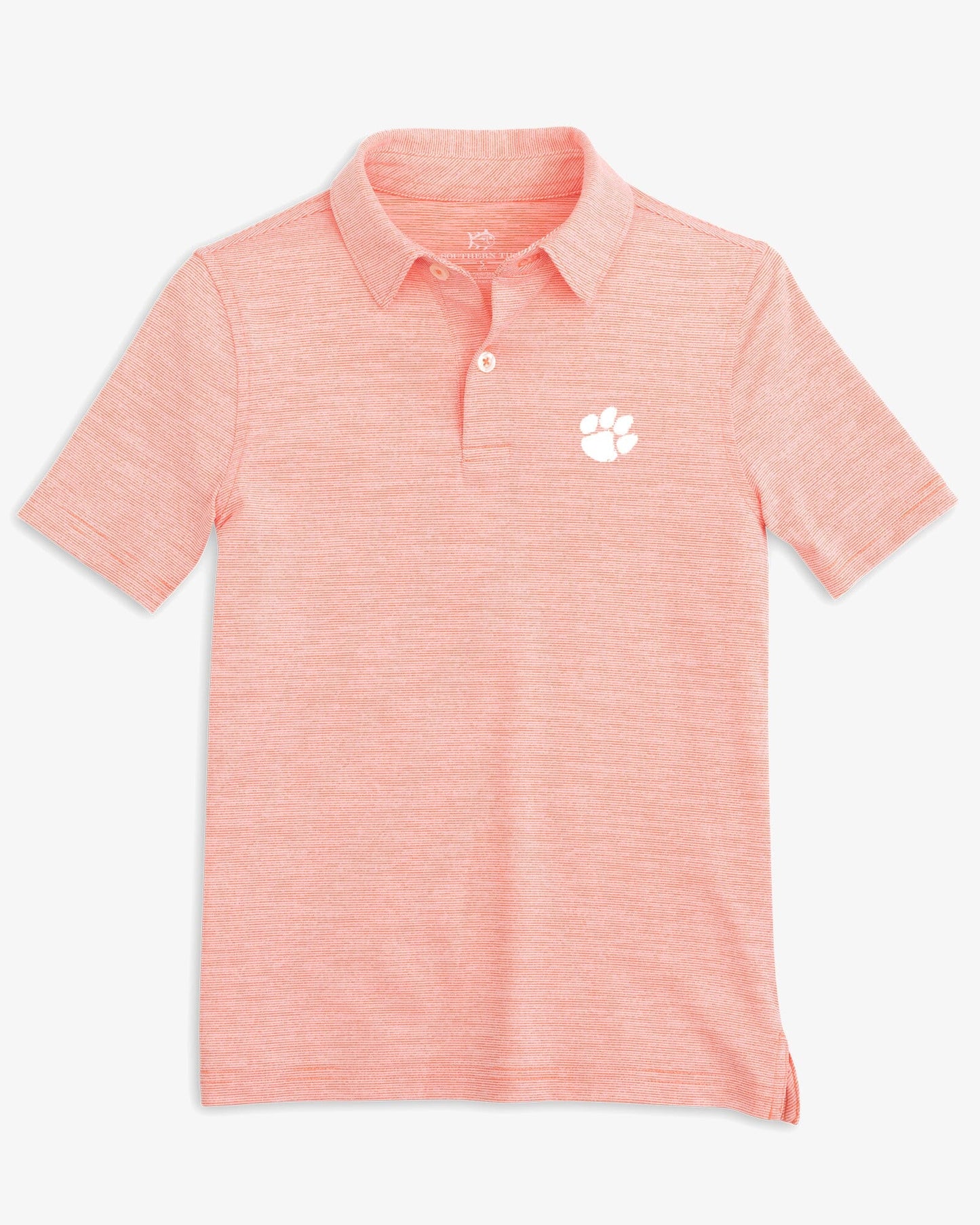 Clemson Tigers Boys Driver Spacedye Polo Shirt