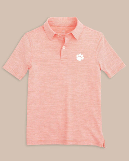 Clemson Tigers Boys Driver Spacedye Polo Shirt