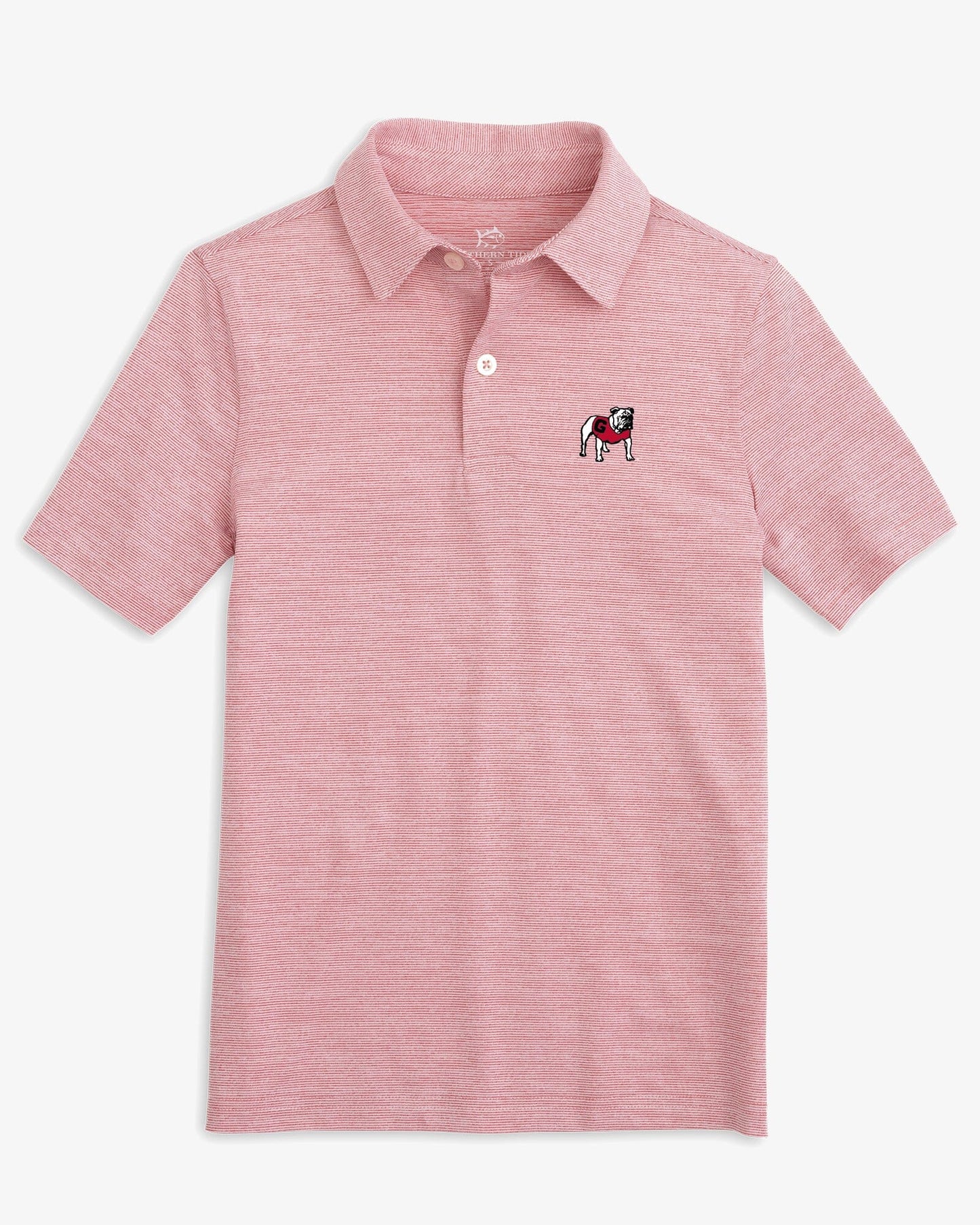 Georgia Bulldogs Boys Driver Spacedye Polo Shirt