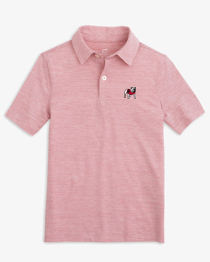 Georgia Bulldogs Boys Driver Spacedye Polo Shirt