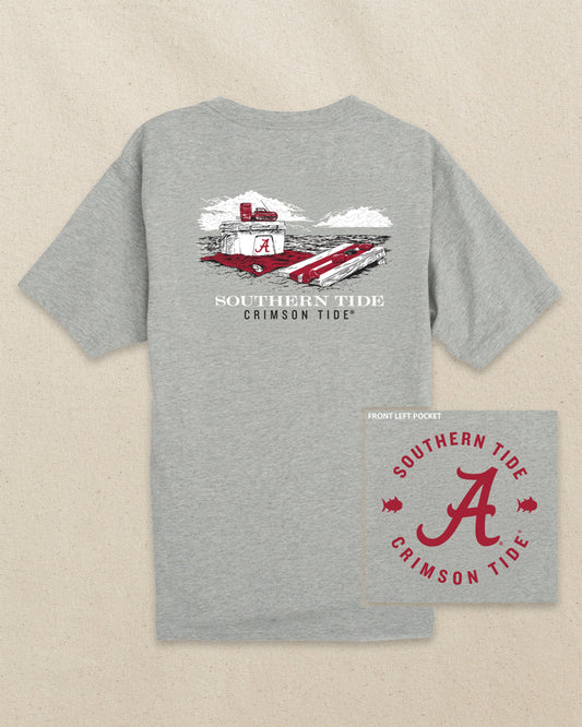 Alabama Crimson Tide Beach Cornhole Heather T-Shirt