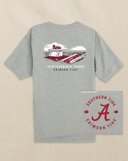 Alabama Crimson Tide Beach Cornhole Heather T-Shirt