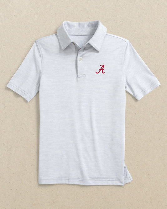 Alabama Crimson Tide Boys Driver Spacedye Polo Shirt