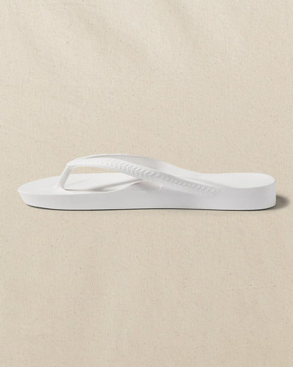 Archies Classic White Arch Support Flip Flop