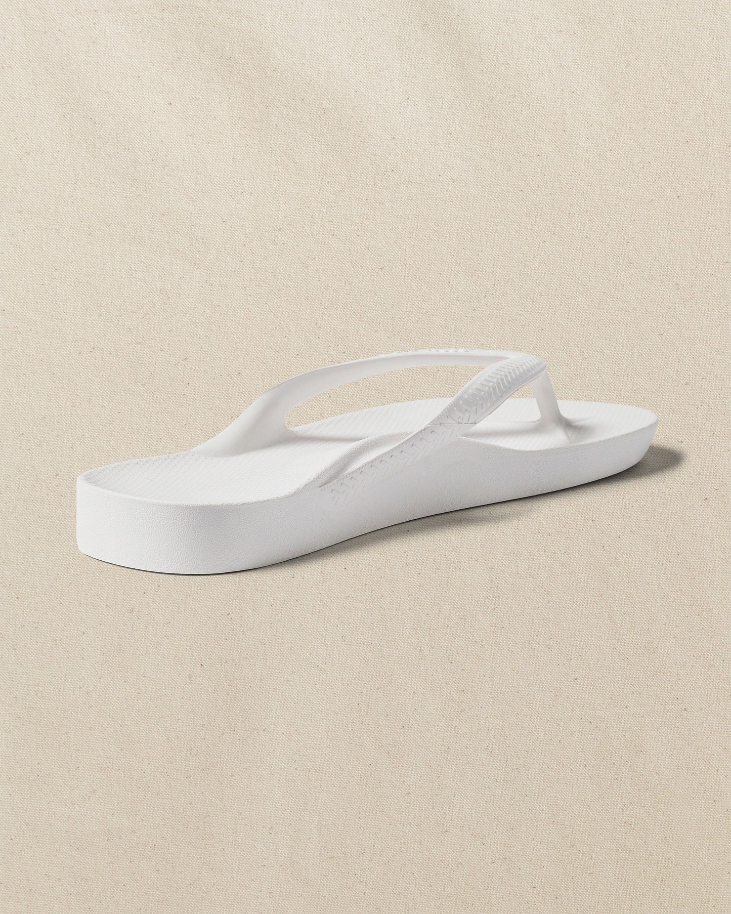 Archies Classic White Arch Support Flip Flop