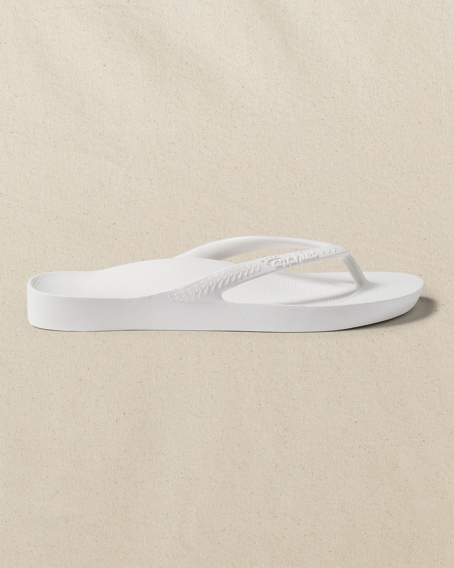 Archies Classic White Arch Support Flip Flop