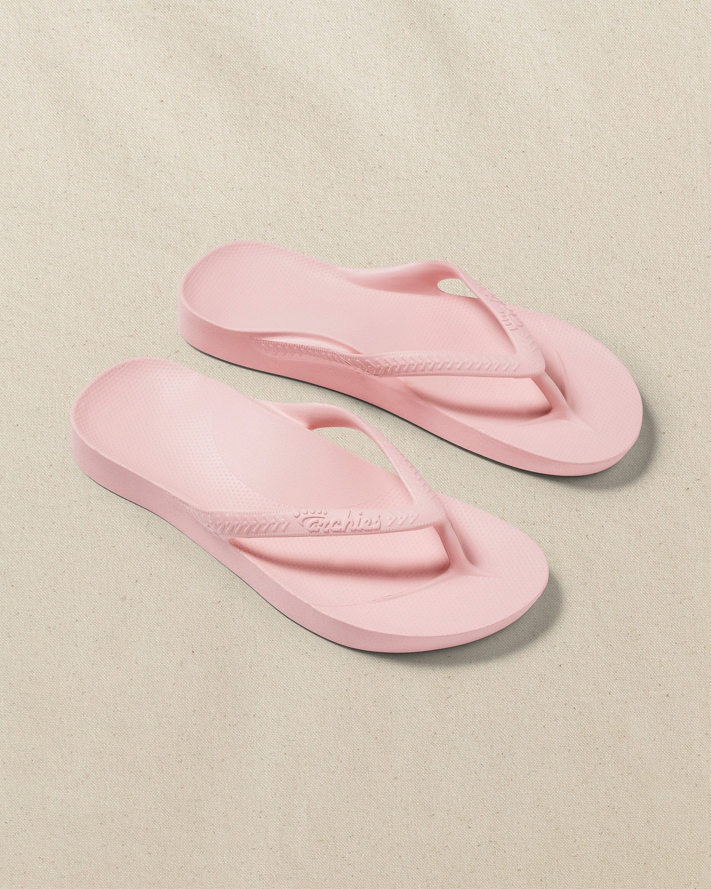Archies Soft Pink Arch Support Flip Flop