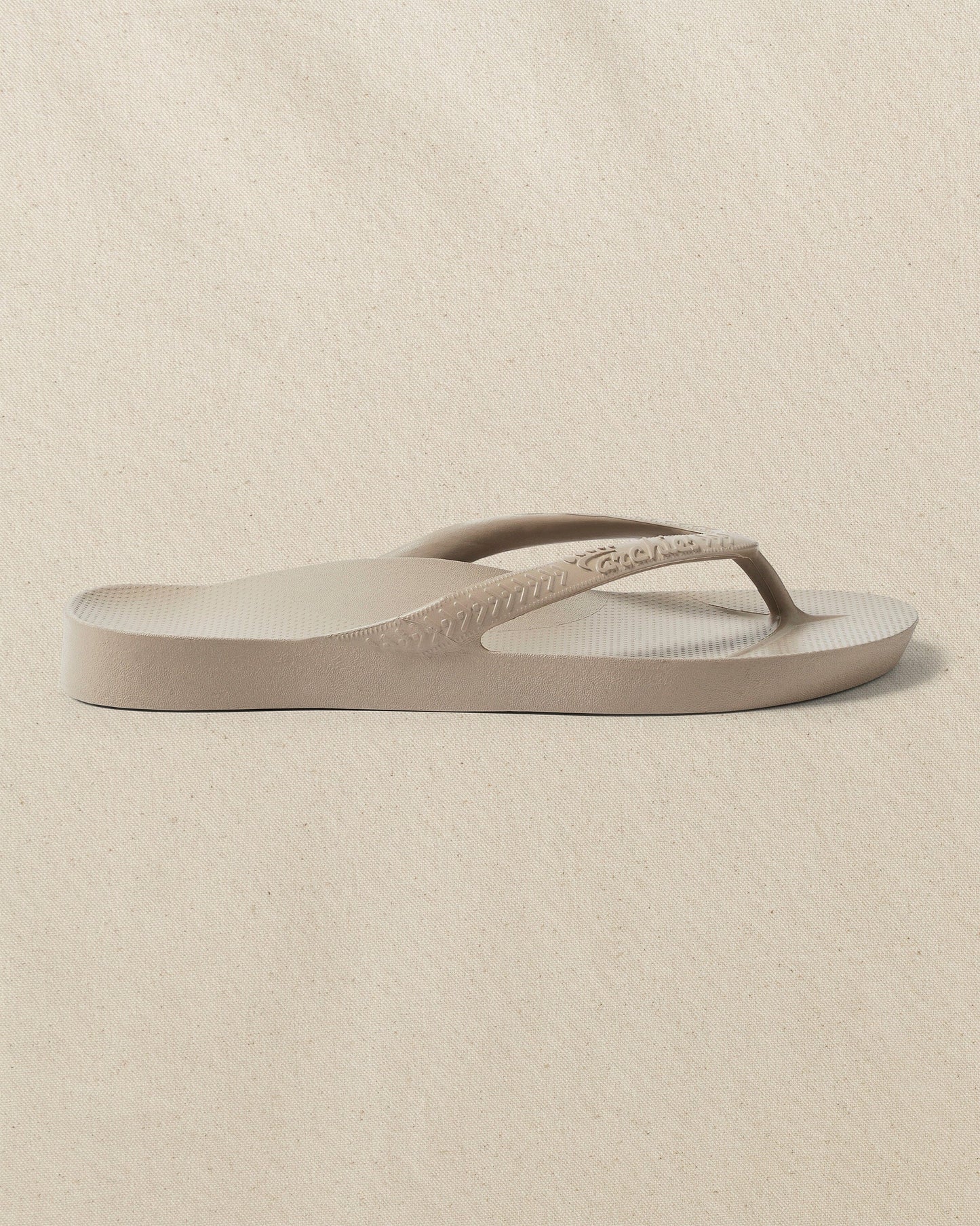 Archies Taupe Arch Support Flip Flop