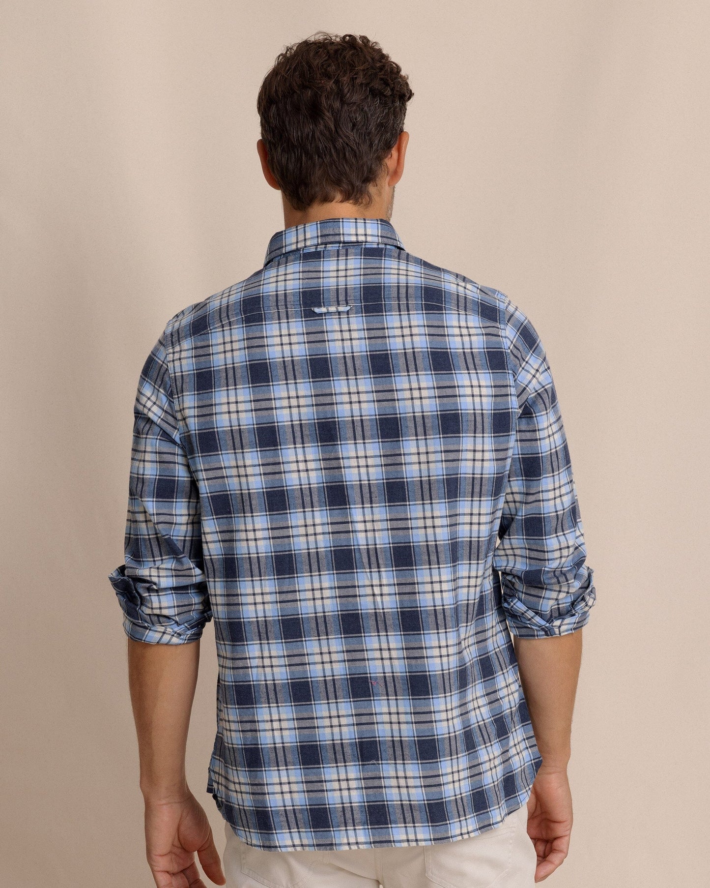 Ashborough Plaid Brushed Twill Sport Shirt
