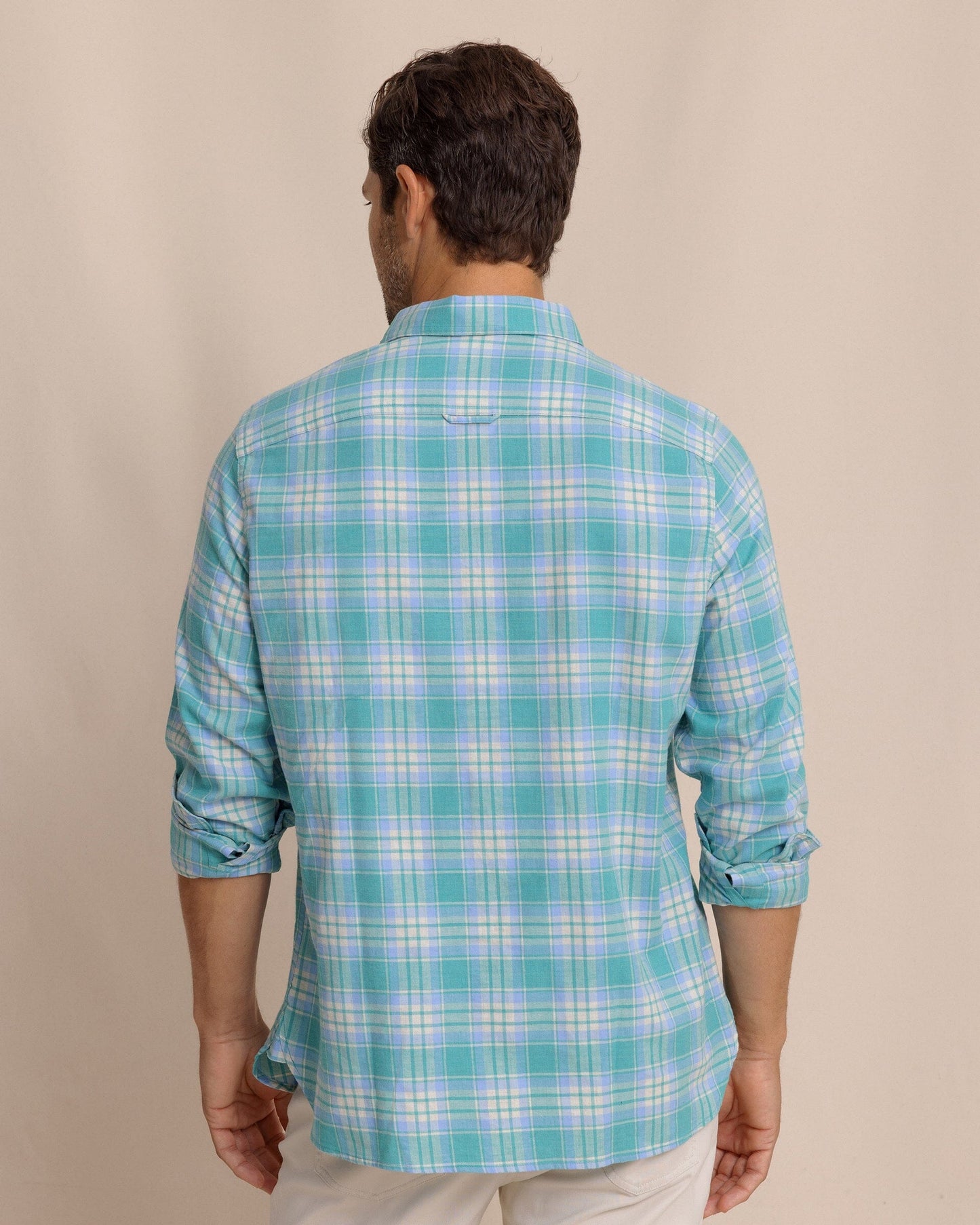 Ashborough Plaid Brushed Twill Sport Shirt