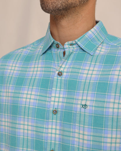 Ashborough Plaid Brushed Twill Sport Shirt