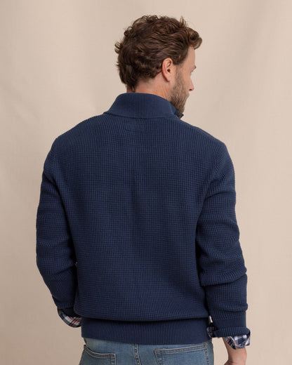 Bass Creek Heather Quarter Button Sweater