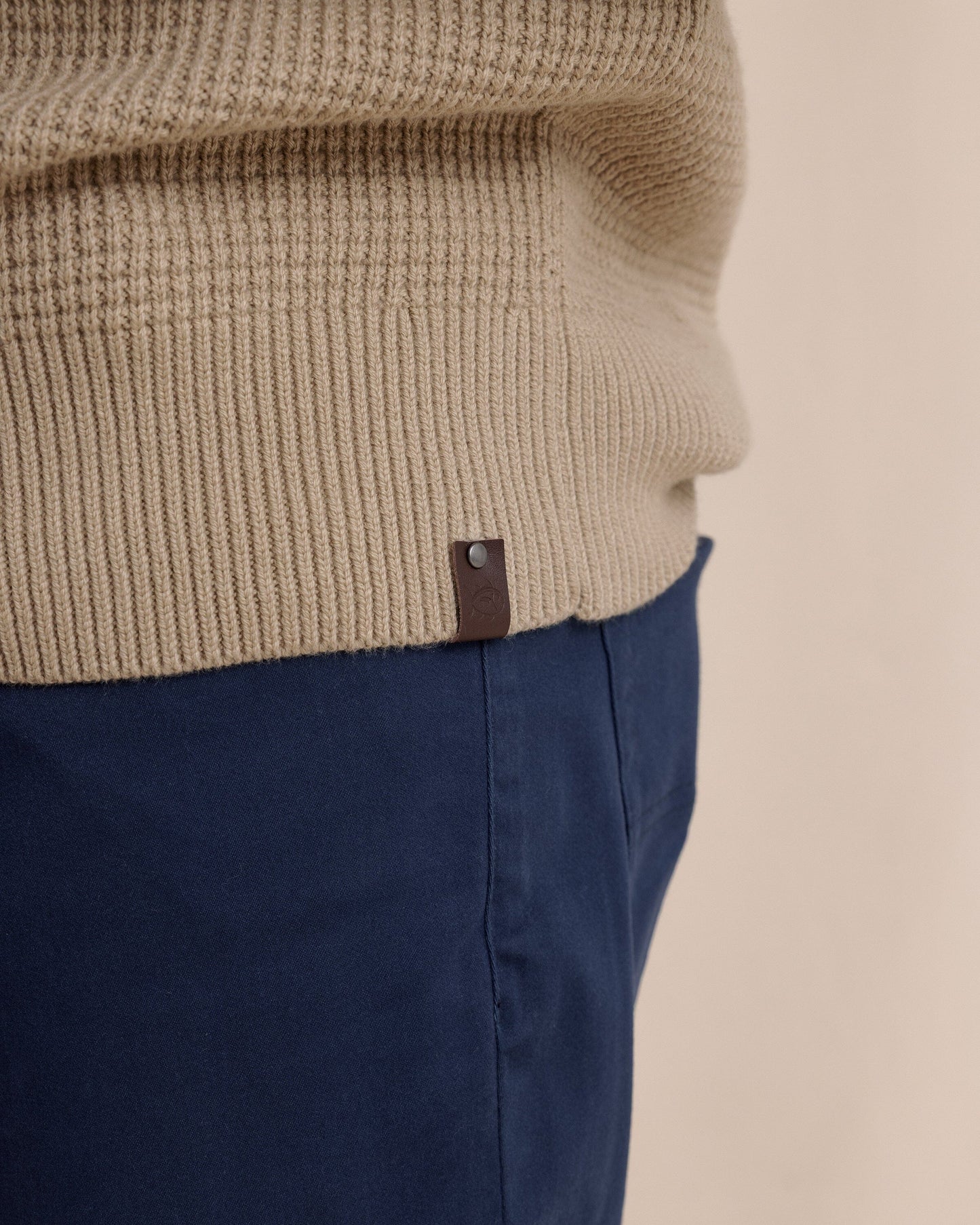 Bass Creek Heather Quarter Button Sweater