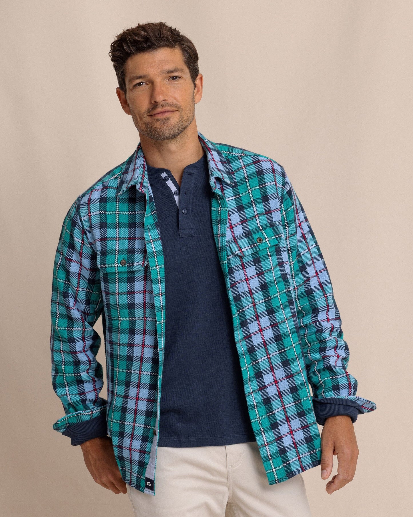 Beach Bluff Plaid Twill Shirt