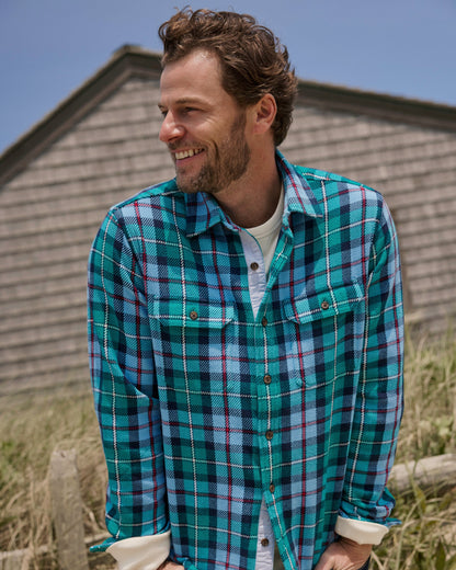 Beach Bluff Plaid Twill Shirt