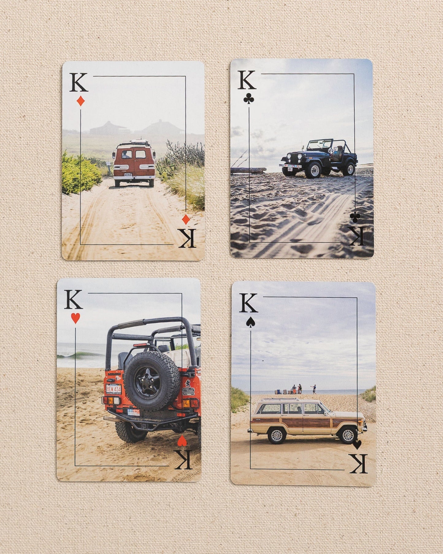 Beach Rides Playing Cards