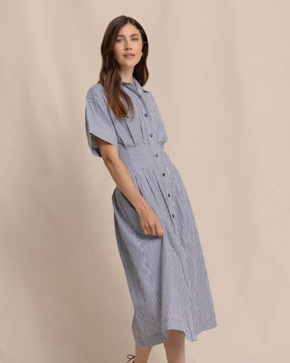 Bobbie Tucked Waist Shirtdress