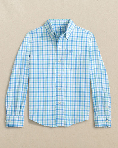 Boys Albemarle Plaid Intercoastal Sport Shirt