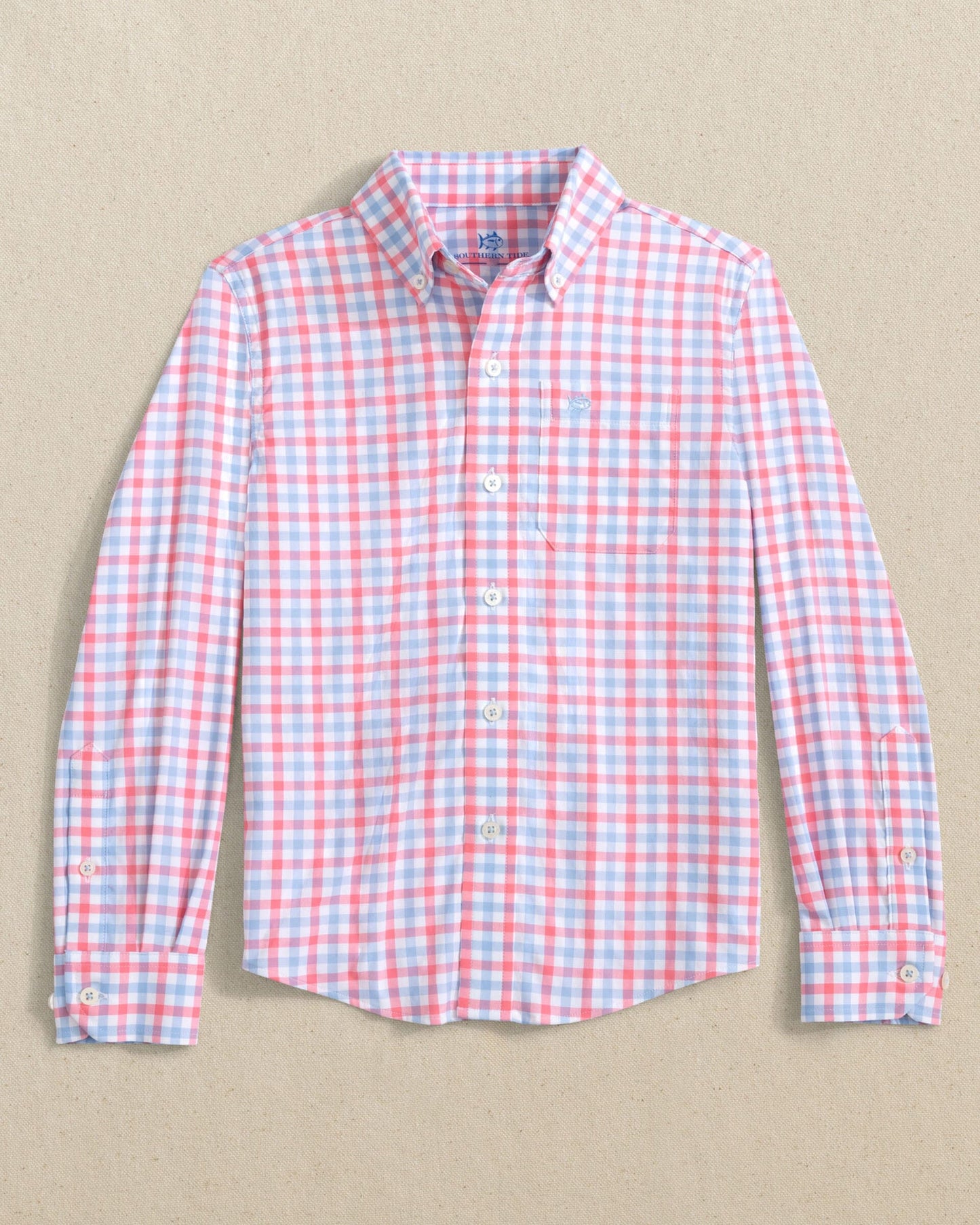 Boys Albemarle Plaid Intercoastal Sport Shirt