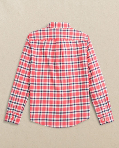 Boys Beachrock Plaid Skipjack Sport Shirt