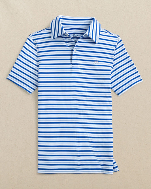 Boys Driver Ocean Hill Stripe Performance Polo