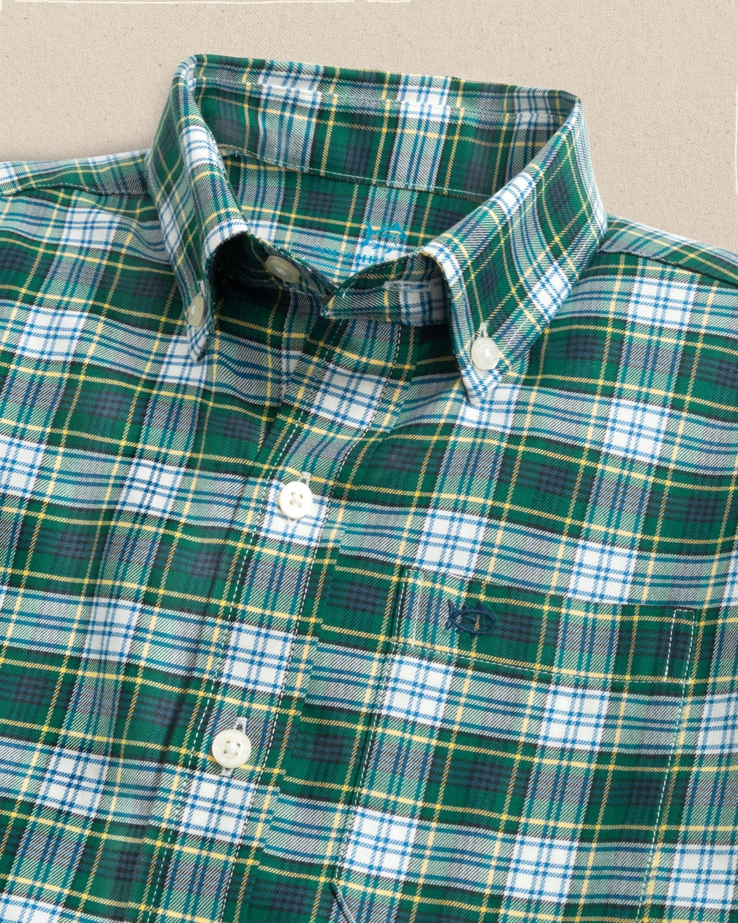 Boys Gordon Tartan Skipjack Sport Shirt
