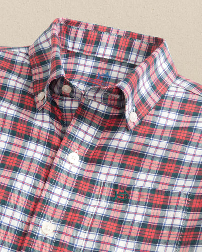 Boys MacDuff Tartan Skipjack Sport Shirt