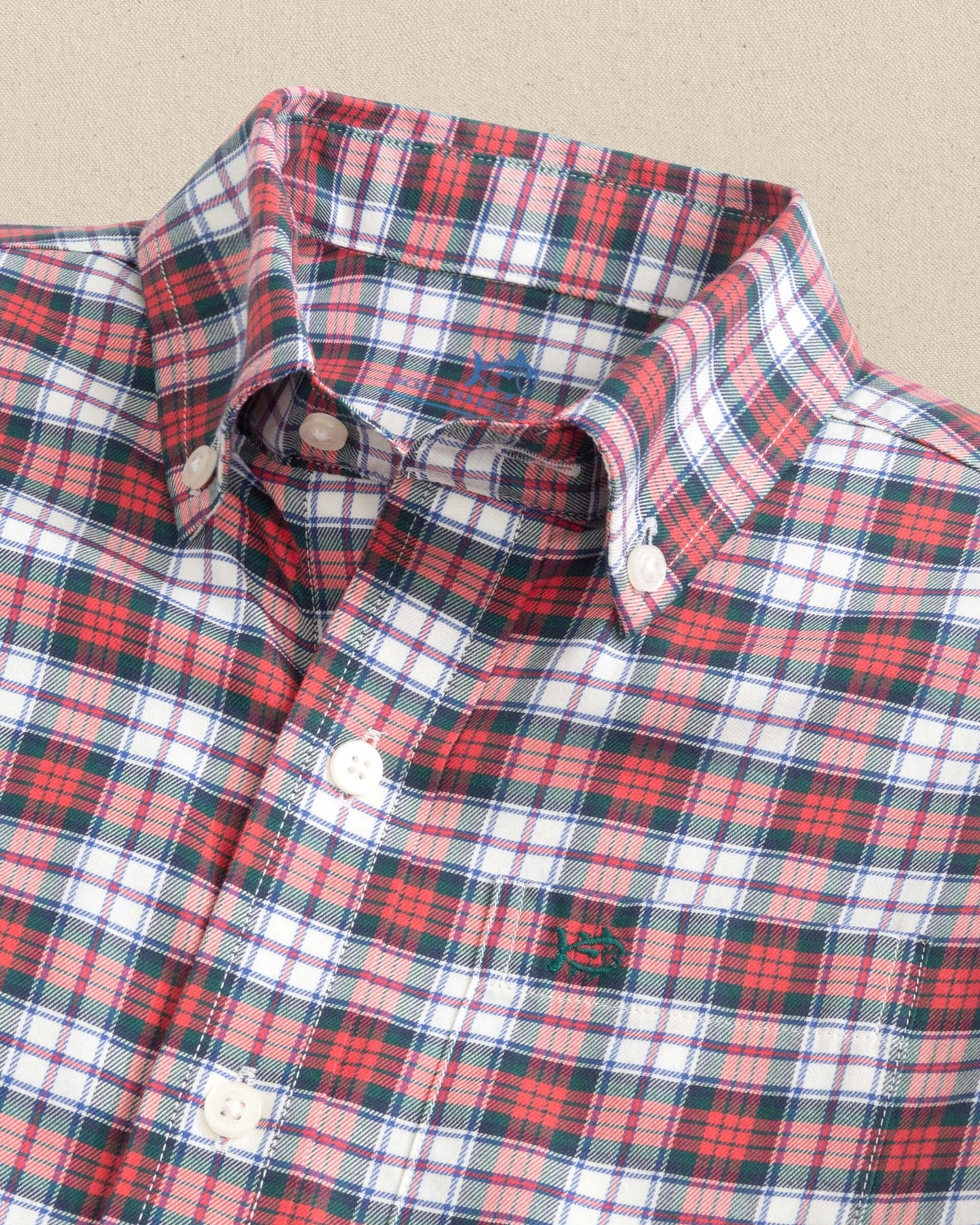 Boys MacDuff Tartan Skipjack Sport Shirt