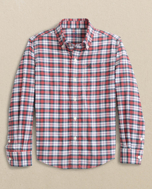 Boys MacDuff Tartan Skipjack Sport Shirt