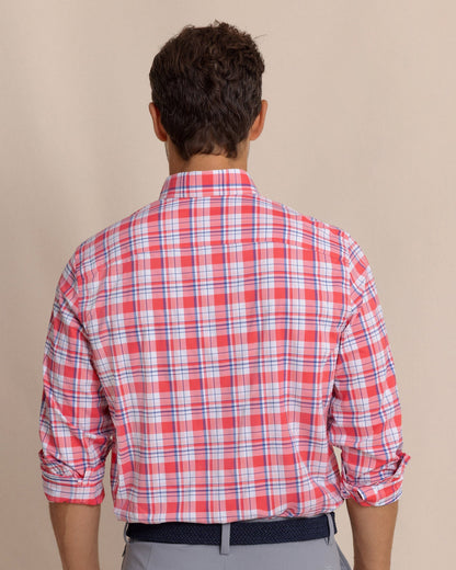 Breakwater Plaid brrr°® Intercoastal Long Sleeve Sport Shirt