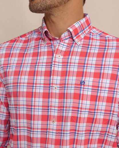Breakwater Plaid brrr°® Intercoastal Long Sleeve Sport Shirt