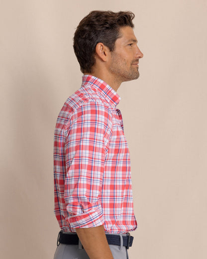 Breakwater Plaid brrr°® Intercoastal Long Sleeve Sport Shirt