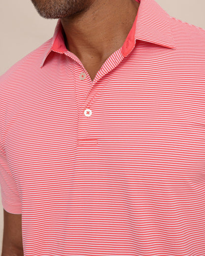 brrr°®-eeze Meadowbrook Stripe Polo - Snapper