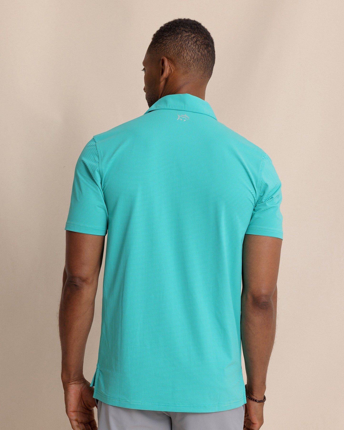 brrr°®-eeze Meadowbrook Stripe Polo - Turtle Green