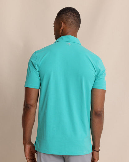 brrr°®-eeze Meadowbrook Stripe Polo - Turtle Green