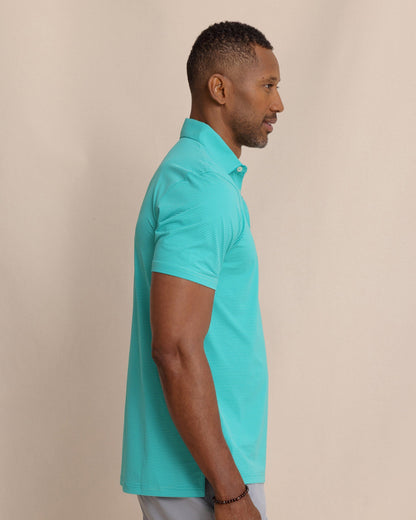 brrr°®-eeze Meadowbrook Stripe Polo - Turtle Green