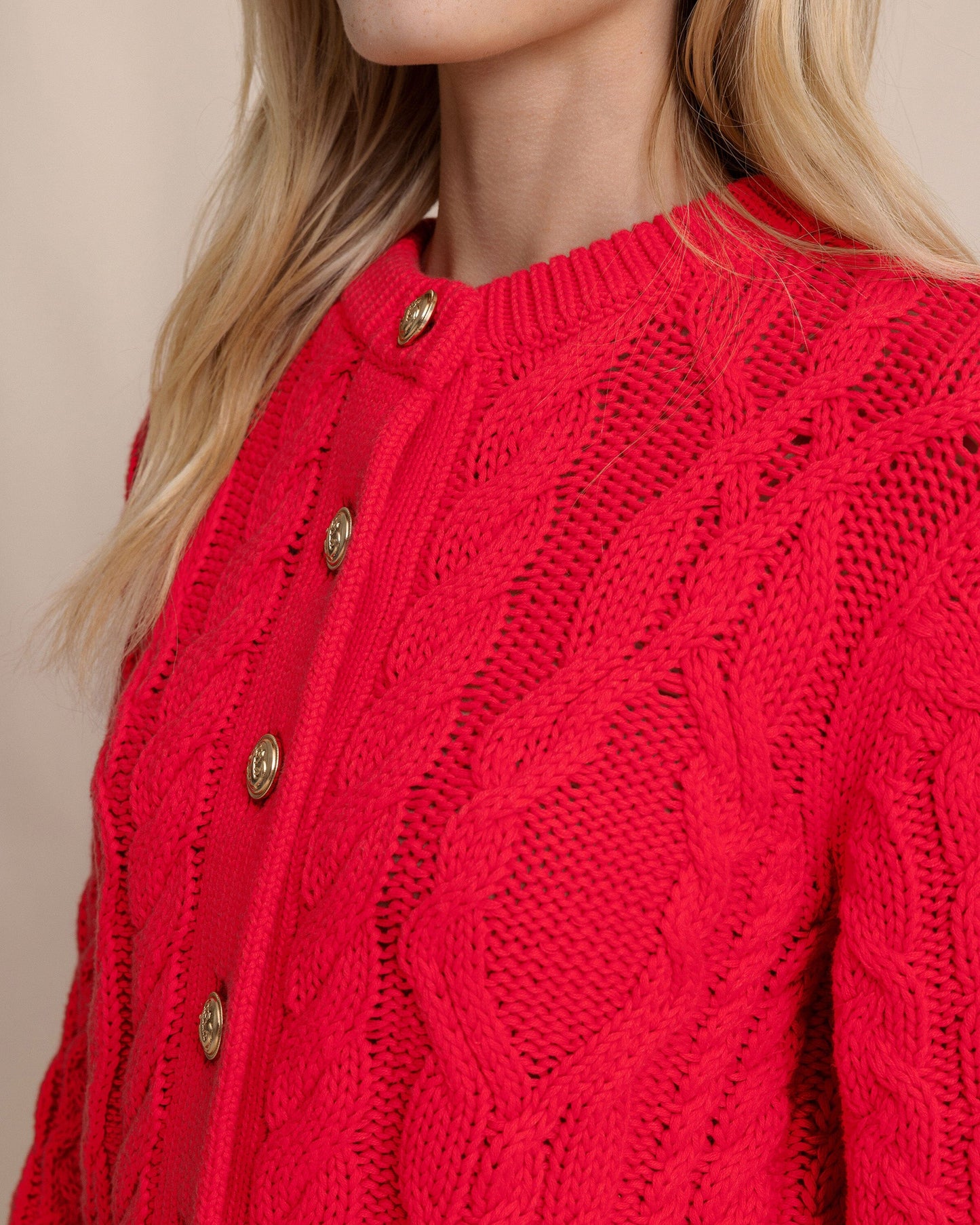 Clarke Cable Knit Cardigan