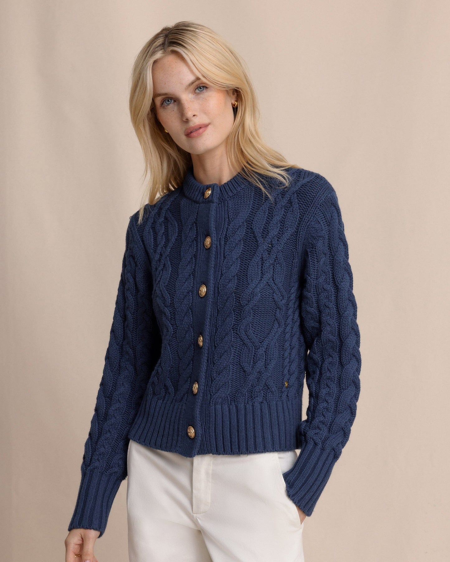 Clarke Cable Knit Cardigan