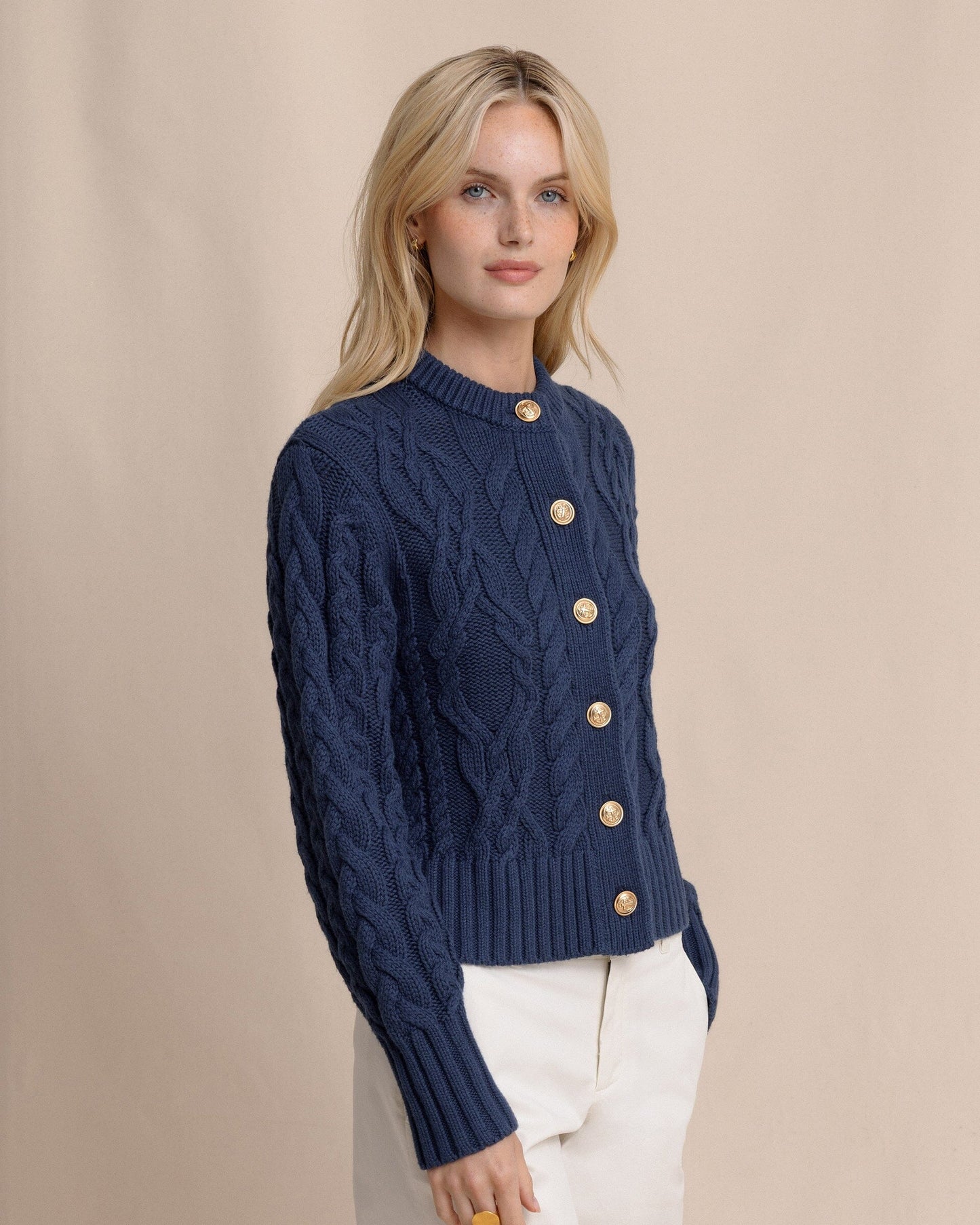 Clarke Cable Knit Cardigan