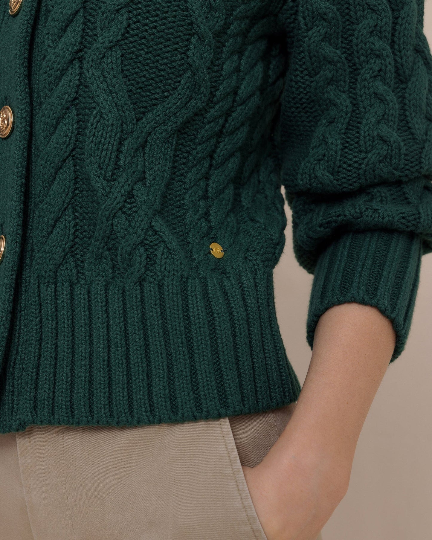 Clarke Cable Knit Cardigan