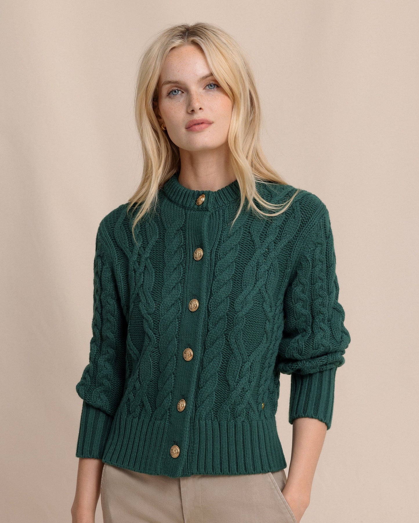 Clarke Cable Knit Cardigan