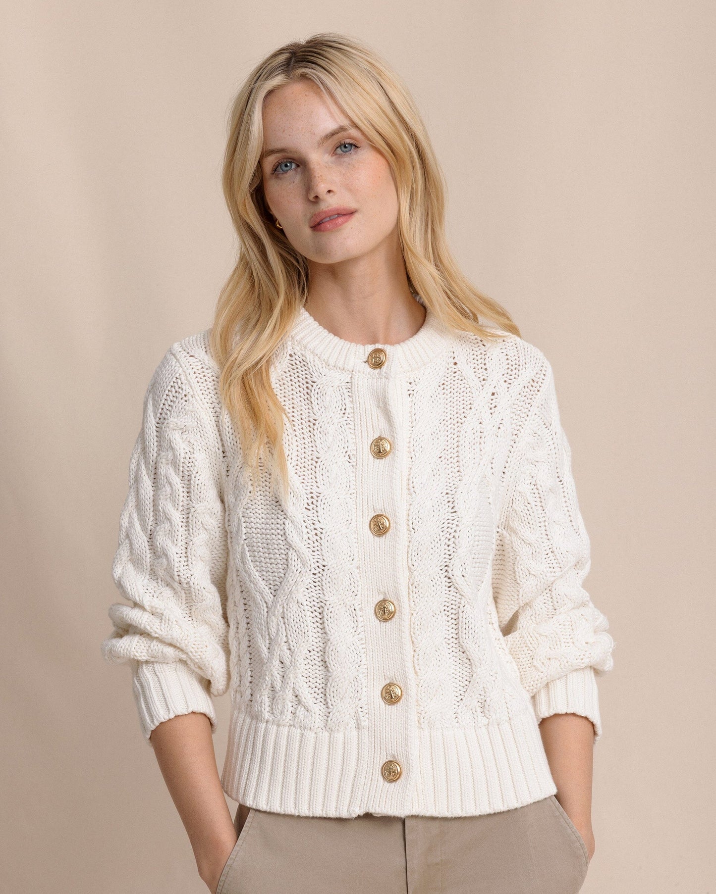 Clarke Cable Knit Cardigan