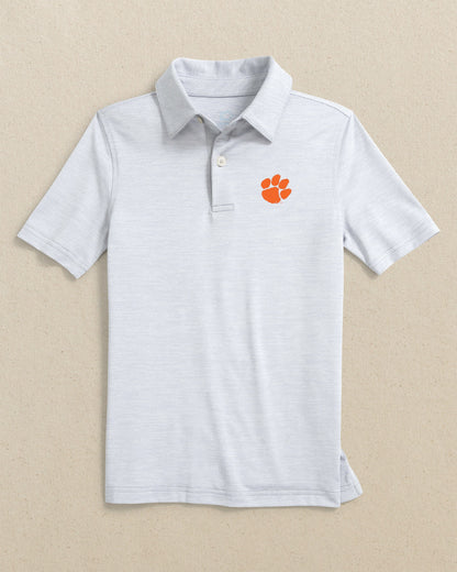 Clemson Tigers Boys Driver Spacedye Polo Shirt