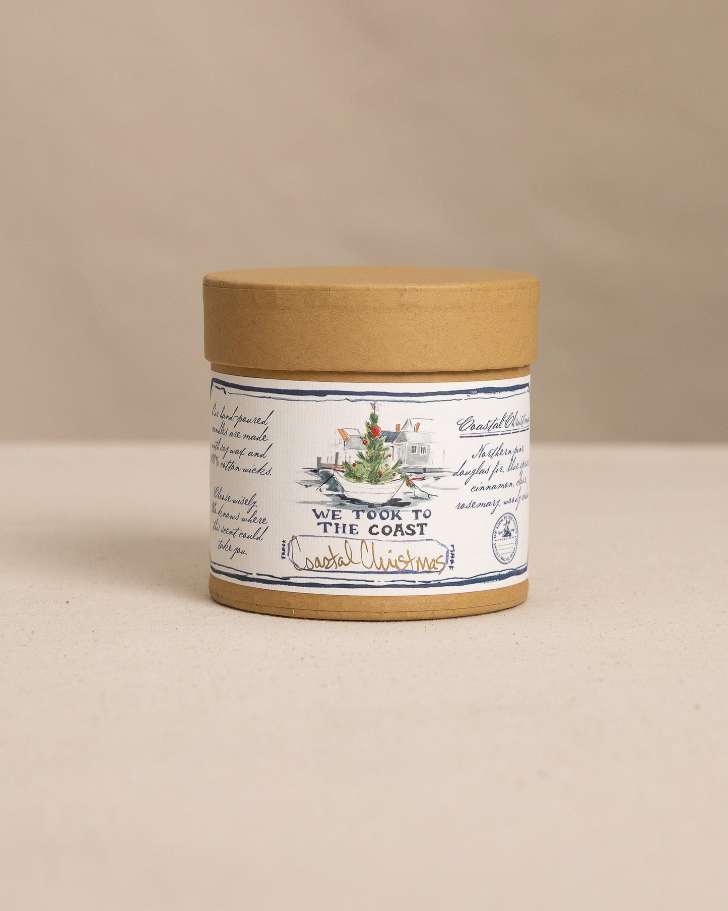 Coastal Christmas Candle