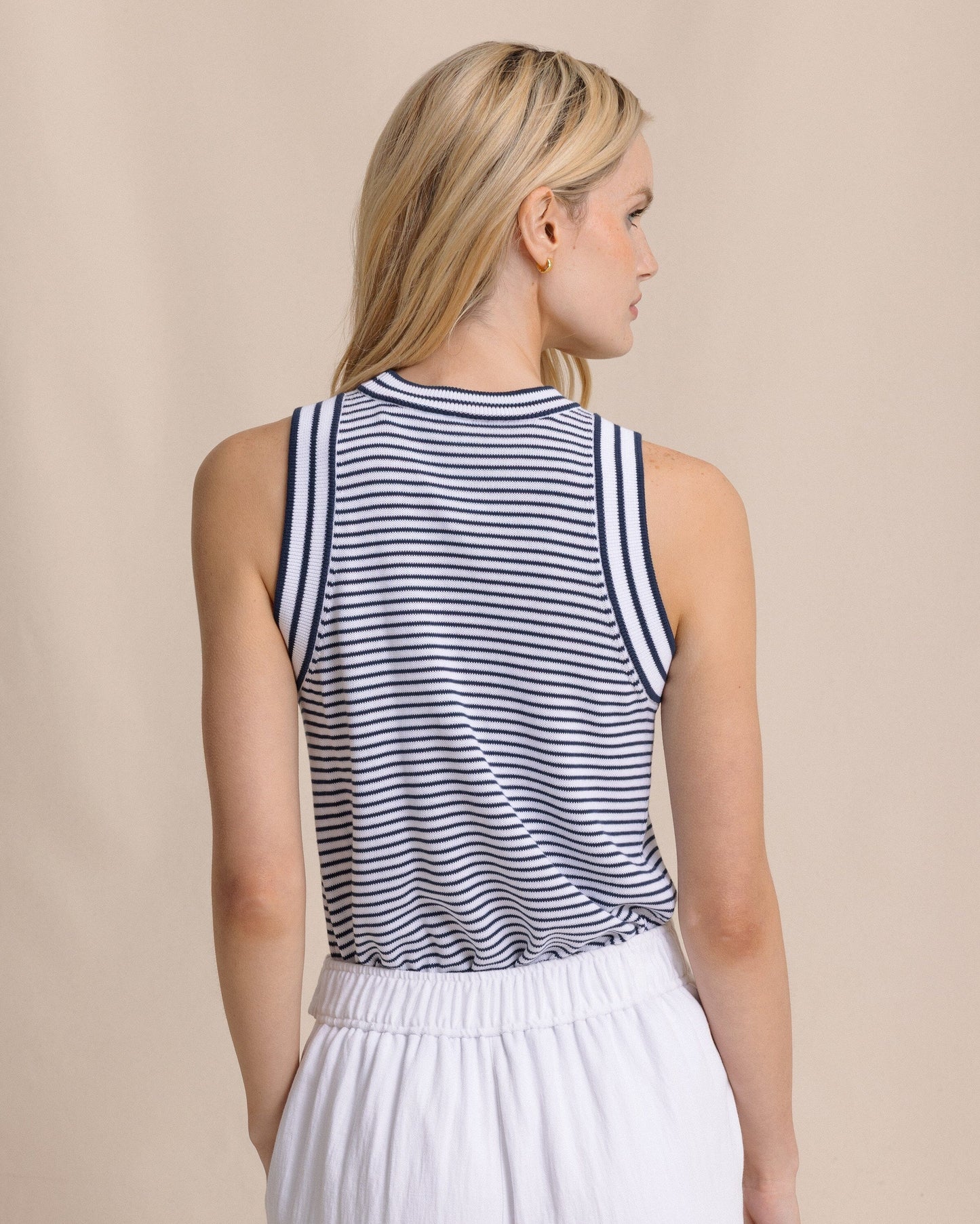Dillon Stripe Sweater Tank