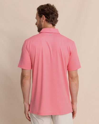 Driver Coastal Geo Printed Polo - Snapper