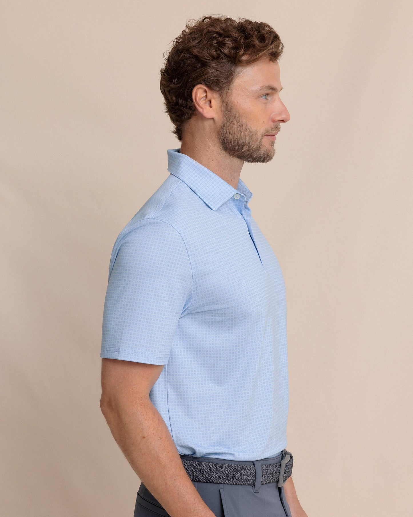 Driver Spring Geo Printed Polo